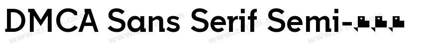 DMCA Sans Serif Semi字体转换